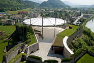 Wandelbares Dach Festungsarena Kufstein